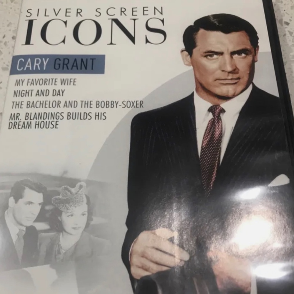 Silver Screen Icons Cary Grant DVD  4 Movies - Classics - Like New - DVD Set